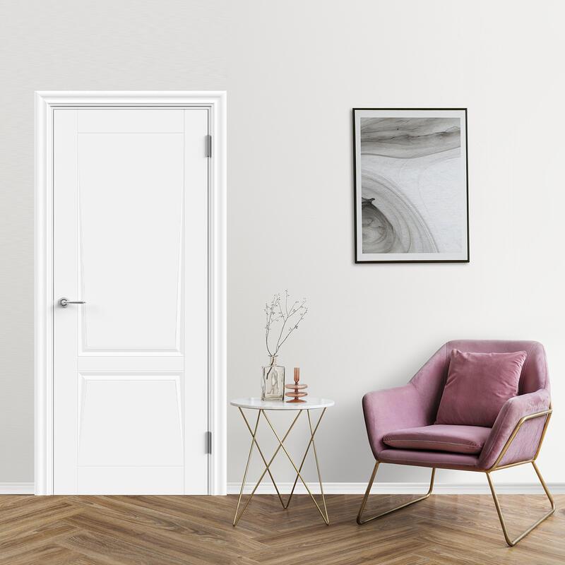 Межкомнатная дверь эмаль SCANDI NEO 6 глухое 2P без притвора Белый