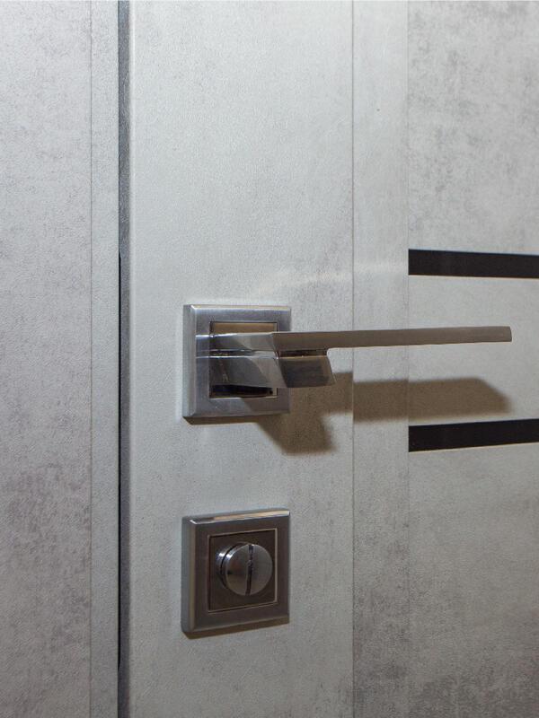 Межкомнатная дверь NEXT 2 цвет Муар светло-серый 