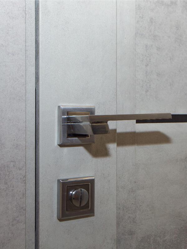 Межкомнатная дверь NEXT 1 цвет Муар светло-серый 