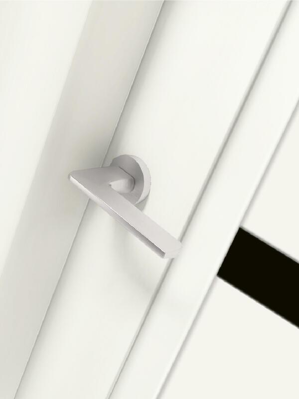 Межкомнатная дверь NEXT 1 цвет Молочный эмалит 