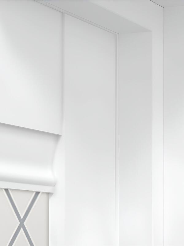 Межкомнатная дверь ALTO 2V цвет Эмалит белый 