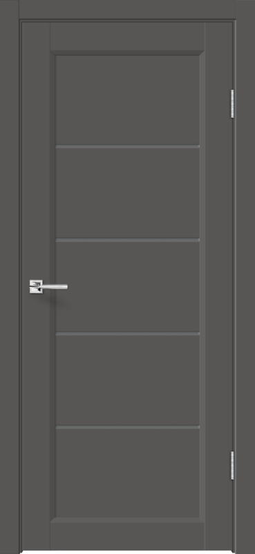 Межкомнатная дверь EMALUX STYLE 1 со стеклом без притвора Феникс