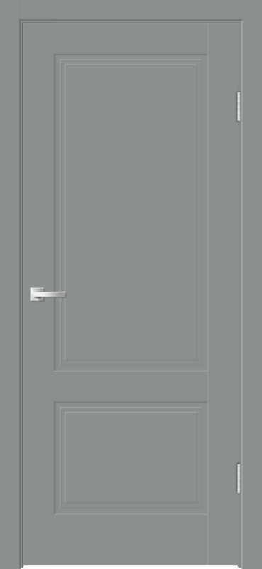 Межкомнатная дверь EMALUX ALTO 22 глухое 2P без притвора Серый агат