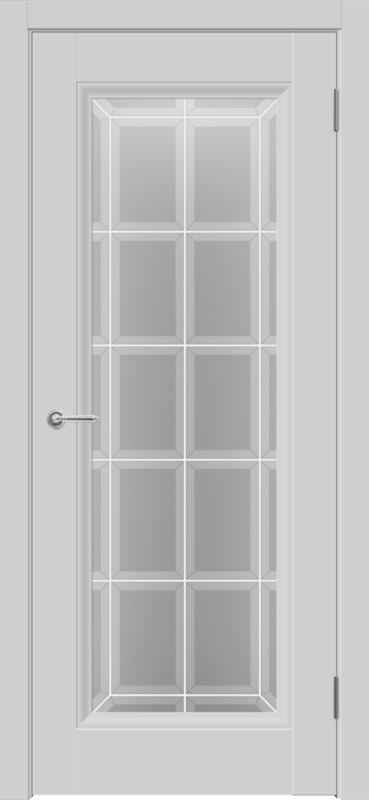 Межкомнатная дверь EMALUX ALTO 9 со стеклом без притвора Доломит