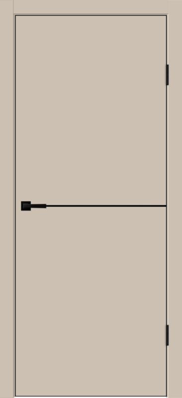 Межкомнатная дверь EMALUX TECHNO BLACK облегченное FH1 глухое Кварцит