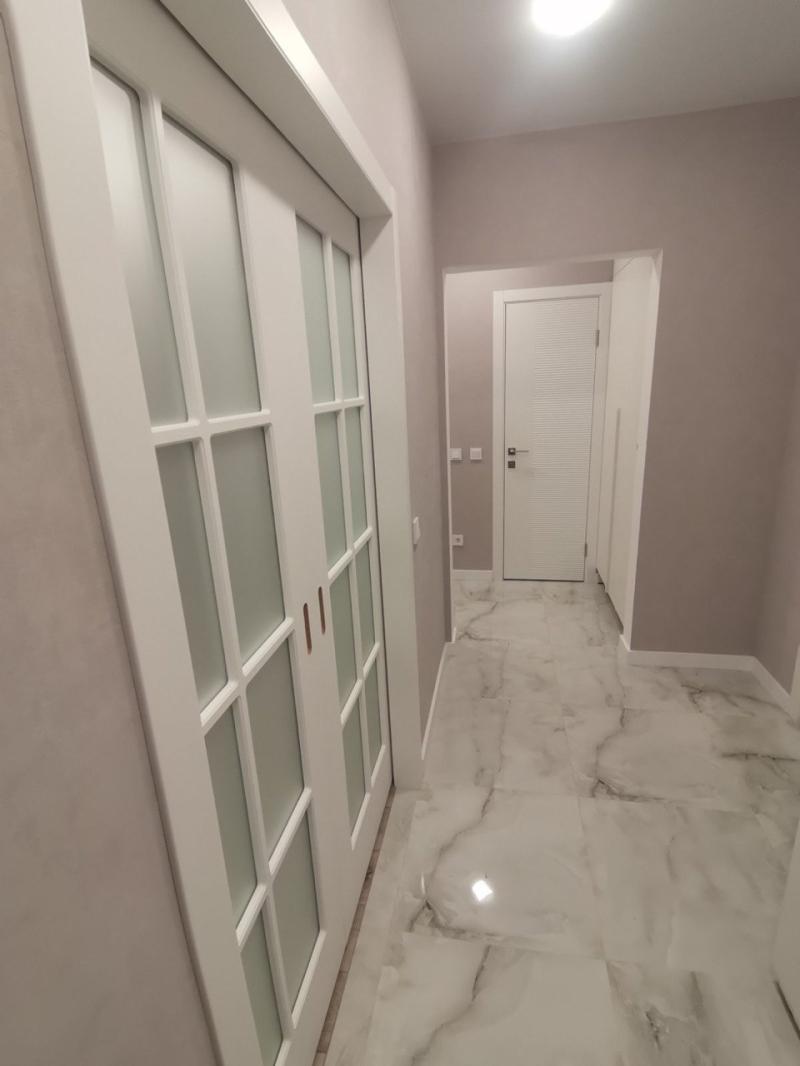 Межкомнатная дверь «ЭМАЛЬ» ПГ-28 (Цвет — Белый; Ваниль; Грэй; Капучино; Графит)