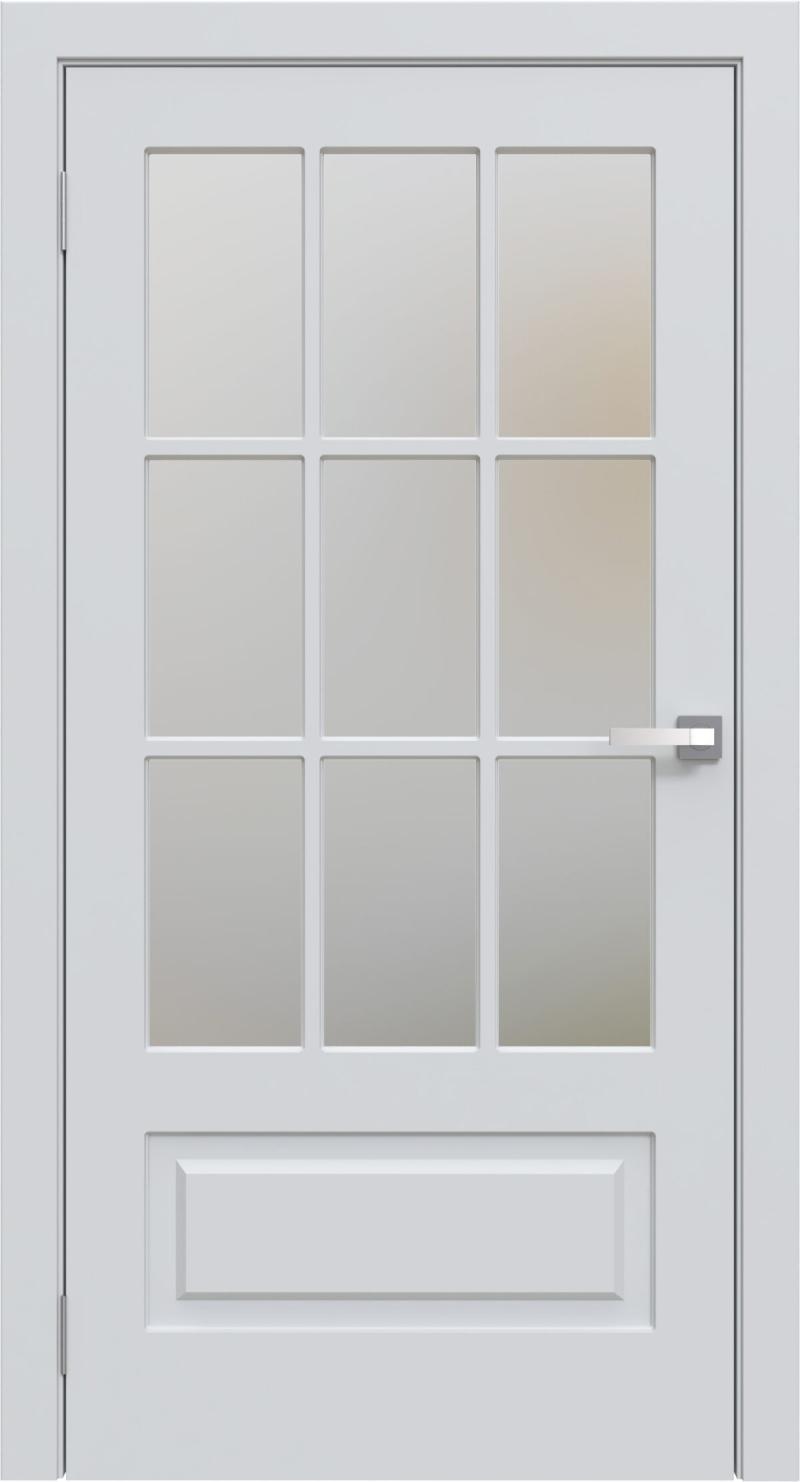 Межкомнатная дверь «ПЕРФЕТО» 9 ПО (Цвет — Белый; Ваниль; Грэй; Капучино; Графит)