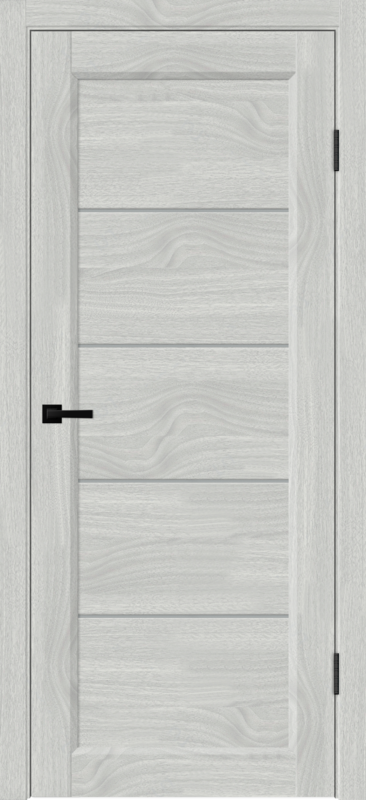 Межкомнатная дверь SOFTWOOD STYLE 1 со стеклом без притвора Орех американский светлый