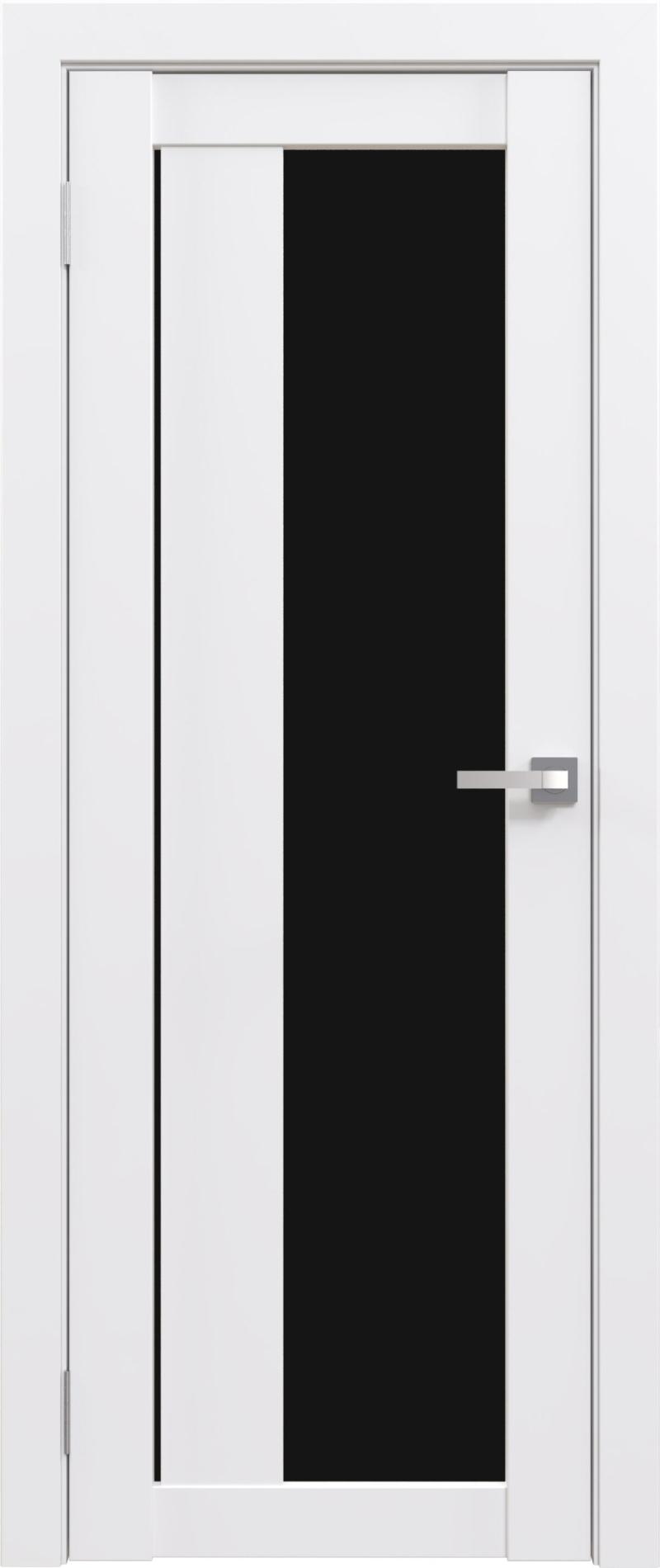 Межкомнатная дверь «ФЛЭШ ЭКО» 09 (Чёрное/белое стекло)