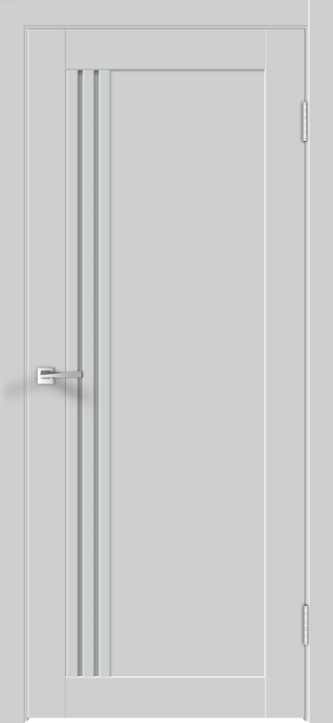Межкомнатная дверь EMALUX XLINE 8 со стеклом без притвора Доломит