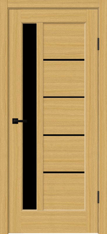 Межкомнатная дверь SOFTWOOD PREMIER 3 со стеклом без притвора Орех американский соломенный