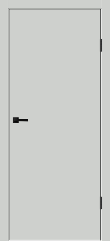 Межкомнатная дверь EMALUX TECHNO BLACK облегченное глухое Доломит