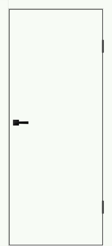 Межкомнатная дверь EMALUX GALANT глухое без притвора Белый опал