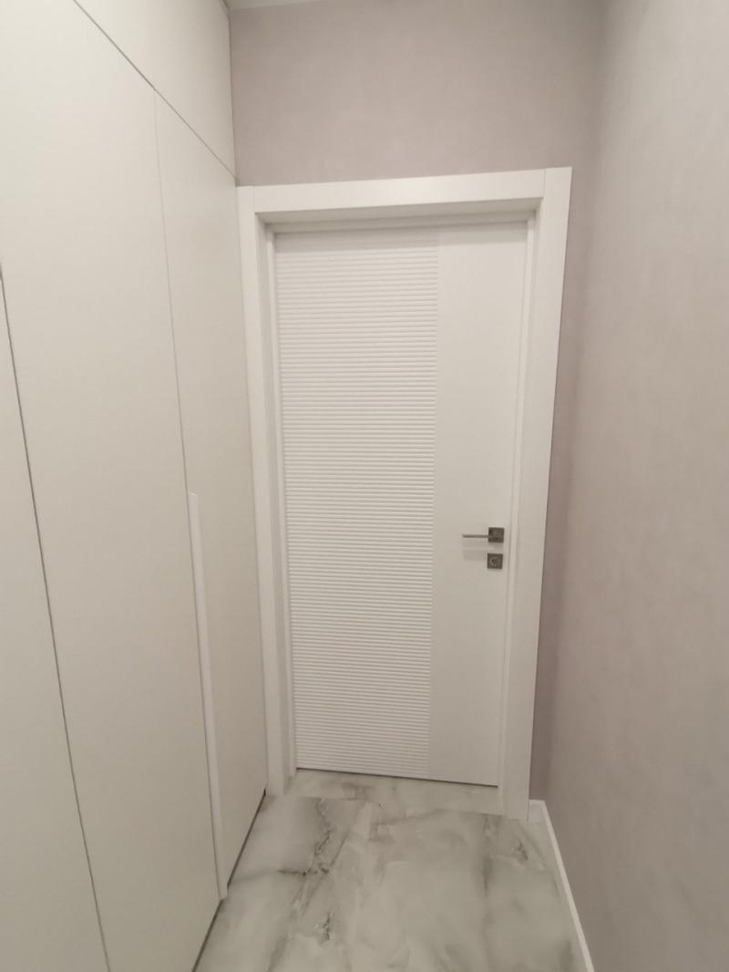 Межкомнатная дверь «ЭМАЛЬ» ПГ-28 (Цвет — Белый; Ваниль; Грэй; Капучино; Графит)