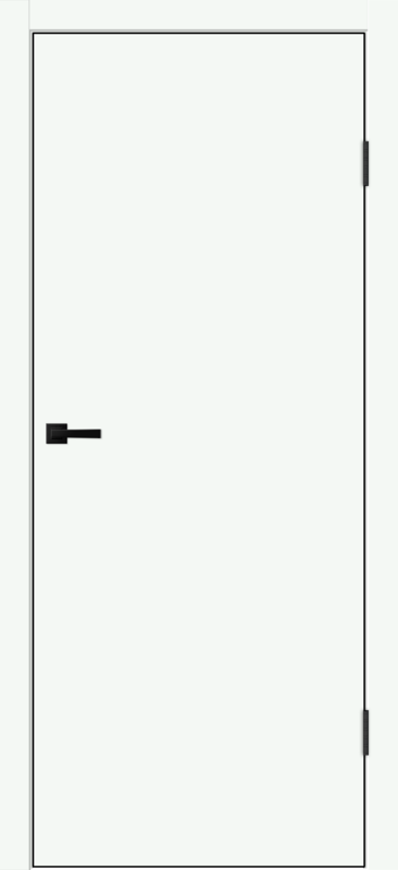 Межкомнатная дверь EMALUX TECHNO BLACK облегченное глухое Эльбрус