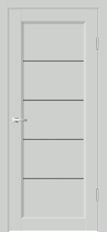 Межкомнатная дверь EMALUX STYLE 1 со стеклом без притвора Доломит