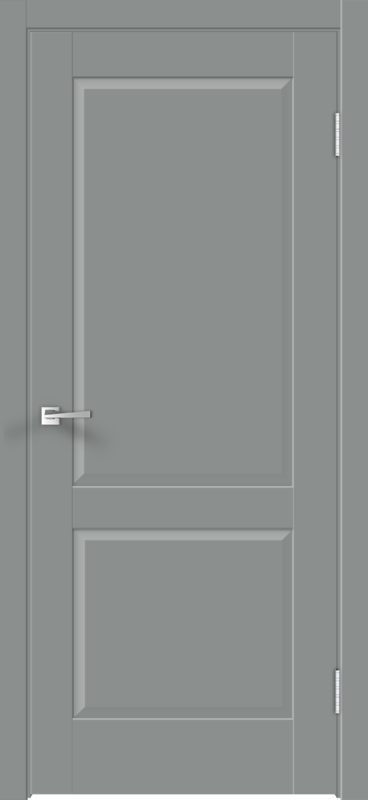 Межкомнатная дверь EMALUX ALTO 11 глухое 2P без притвора Серый агат