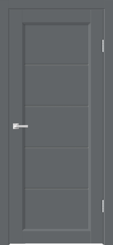 Межкомнатная дверь EMALUX STYLE 1 со стеклом без притвора Вулкан