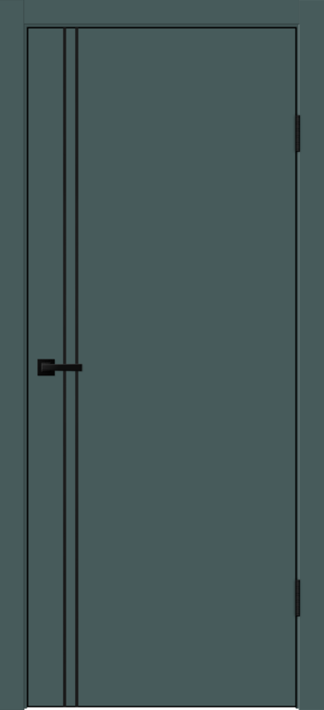 Межкомнатная дверь EMALUX GALANT M2 глухое без притвора Яшма