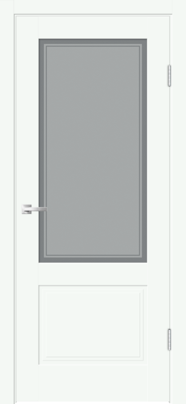Межкомнатная дверь EMALUX ALTO 22 со стеклом 2V без притвора Эльбрус