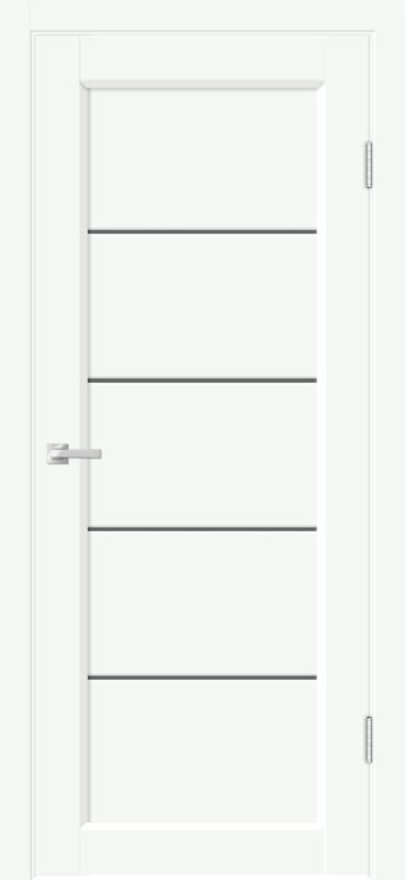 Межкомнатная дверь EMALUX STYLE 1 со стеклом без притвора Эльбрус
