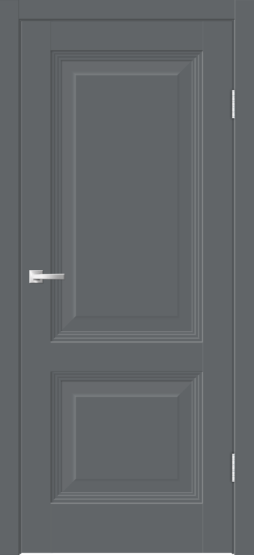 Межкомнатная дверь EMALUX ALTO 15 глухое 2P без притвора Вулкан