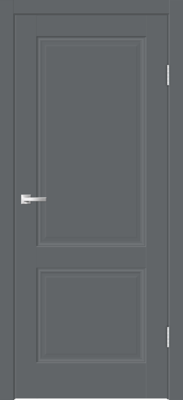 Межкомнатная дверь EMALUX ALTO 5 глухое без притвора Вулкан