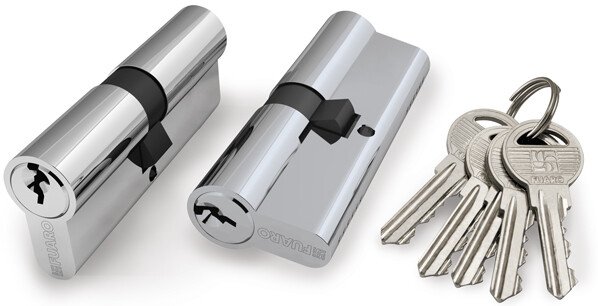 Цилиндр 1000ZAKey60 CP Хром