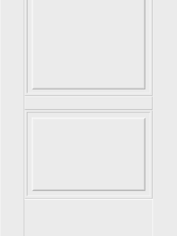 Межкомнатная дверь эмаль SCANDI глухое 2P без притвора Белый