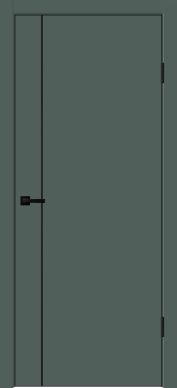Межкомнатная дверь EMALUX GALANT M1 глухое без притвора Яшма