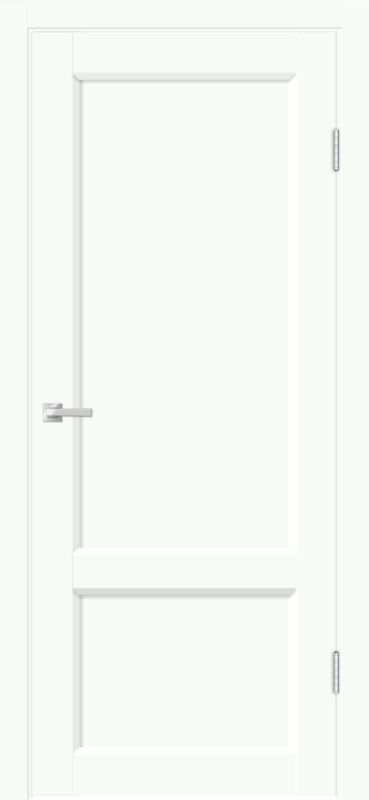 Межкомнатная дверь EMALUX STYLE 3 глухое 2P без притвора Белый опал
