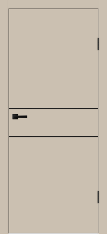 Межкомнатная дверь EMALUX GALANT H2 глухое без притвора Кварцит