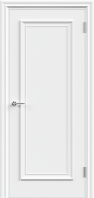 Межкомнатная дверь эмаль LEDO 2 глухое 4P без притвора Белый