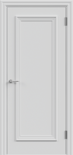Межкомнатная дверь эмаль LEDO 2 глухое 4P без притвора цвет Светло-серый