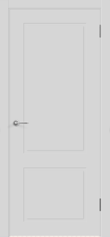 Межкомнатная дверь эмаль SCANDI NEO 4 глухое 2P без притвора Светло-серый