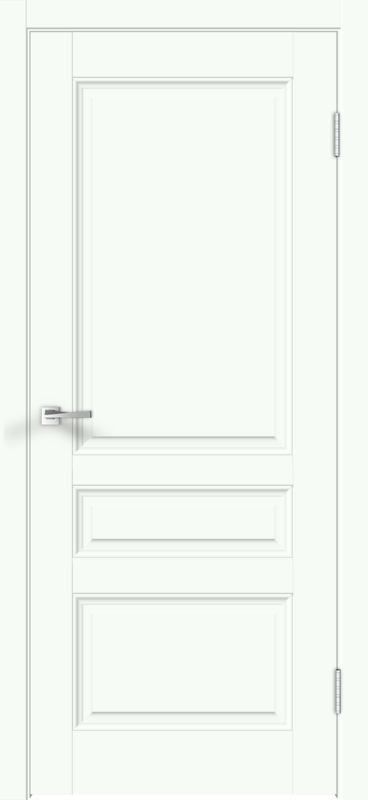 Межкомнатная дверь EMALUX VILLA глухое 3P без притвора Белый опал