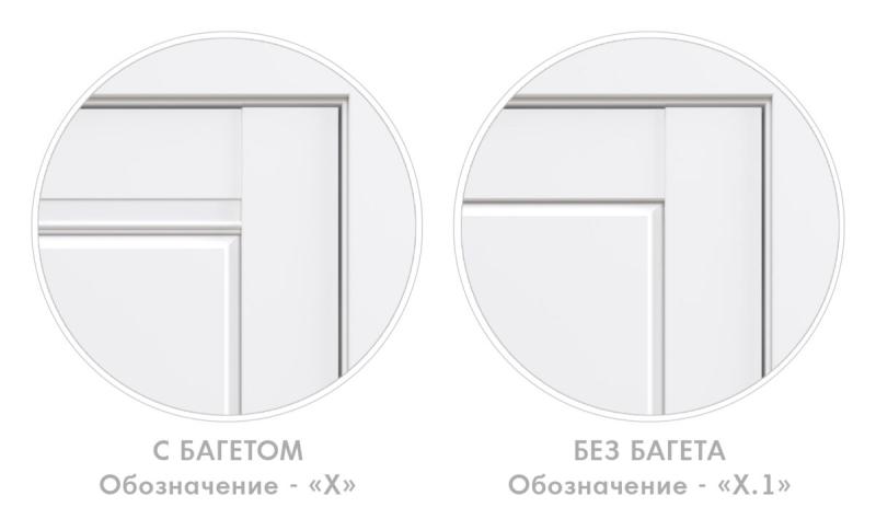 Межкомнатная дверь «ФЛЭШ ЭКО КЛАССИК» ПО-01 / Матовое стекло (Цвет — Белый)