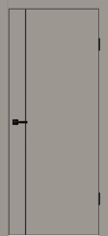 Межкомнатная дверь EMALUX GALANT FM1 глухое без притвора Макиато