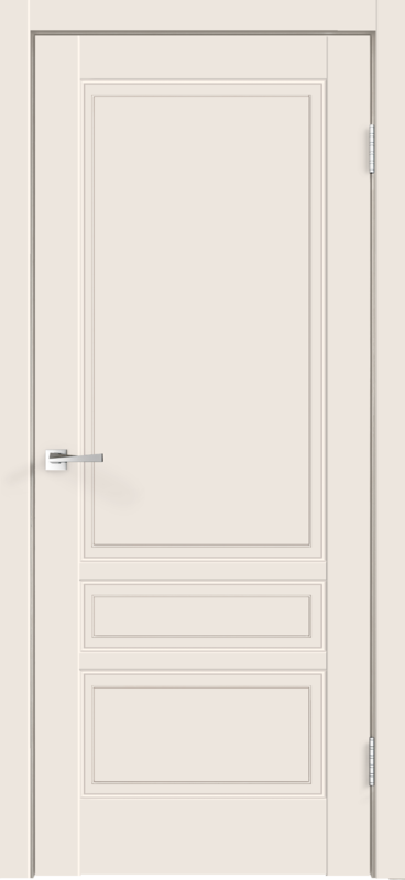 Межкомнатная дверь эмаль SCANDI глухое 3P без притвора под заказ Слоновая кость