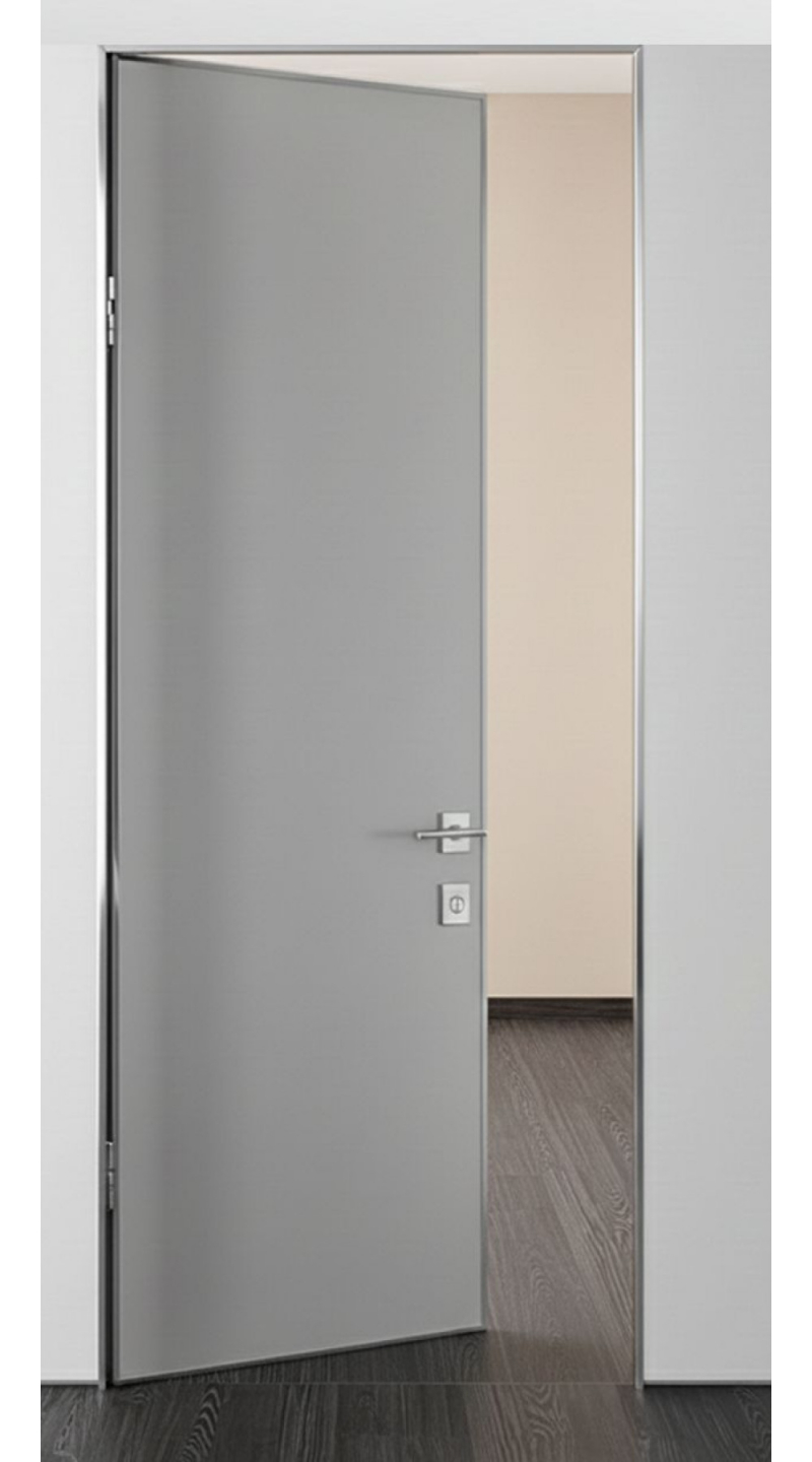 Скрытая реверс хром 231см