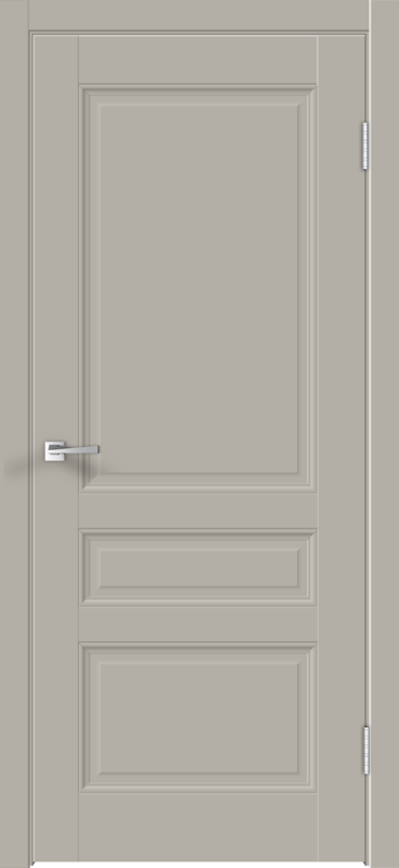 Межкомнатная дверь EMALUX VILLA глухое 3P без притвора Бежевый агат