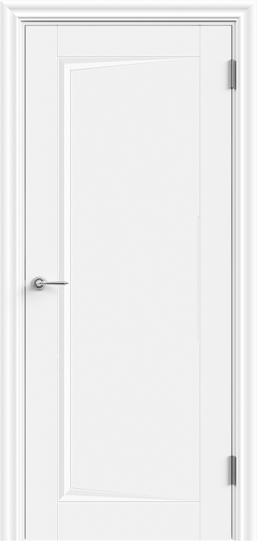 Межкомнатная дверь эмаль SCANDI NEO 6 глухое 4P без притвора Белый