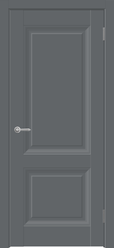 Межкомнатная дверь EMALUX ALTO 8 глухое без притвора Вулкан