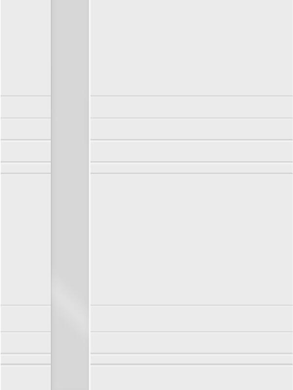 Межкомнатная дверь эмаль SCANDI N со стеклом Z1 без притвора Белый