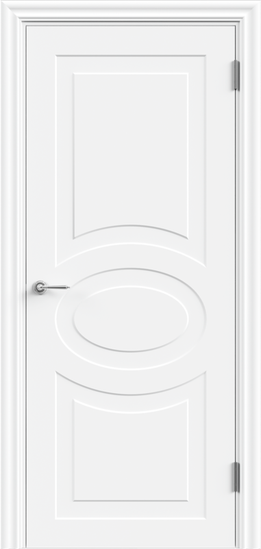 Межкомнатная дверь эмаль VERONA 2 глухое без притвора Белый