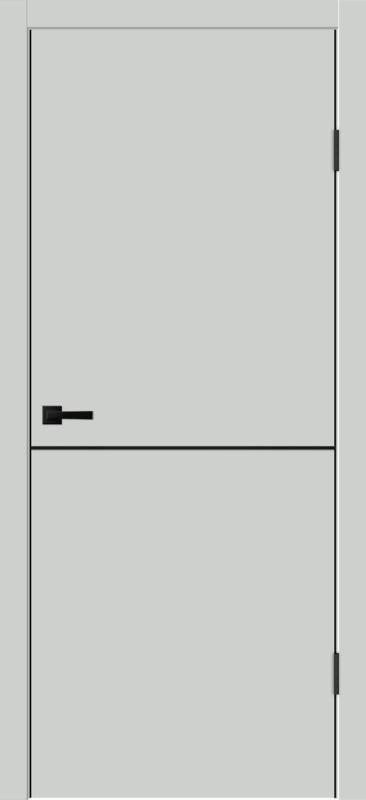 Межкомнатная дверь EMALUX TECHNO BLACK облегченное H1 глухое Доломит