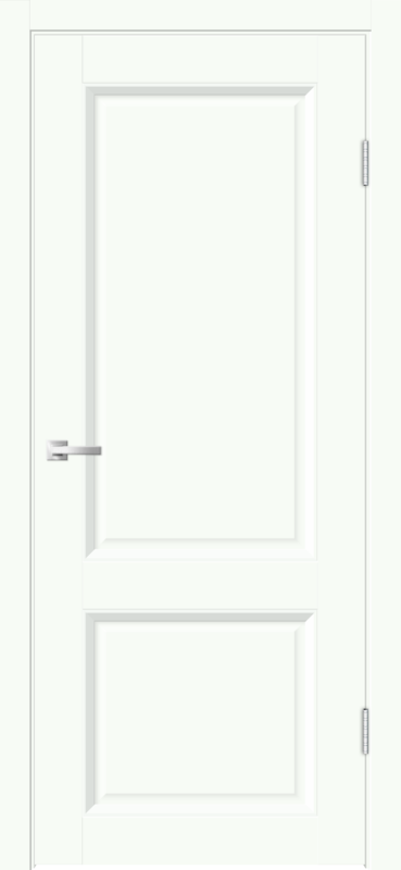 Межкомнатная дверь EMALUX ALTO 21 глухое 2P без притвора Белый опал