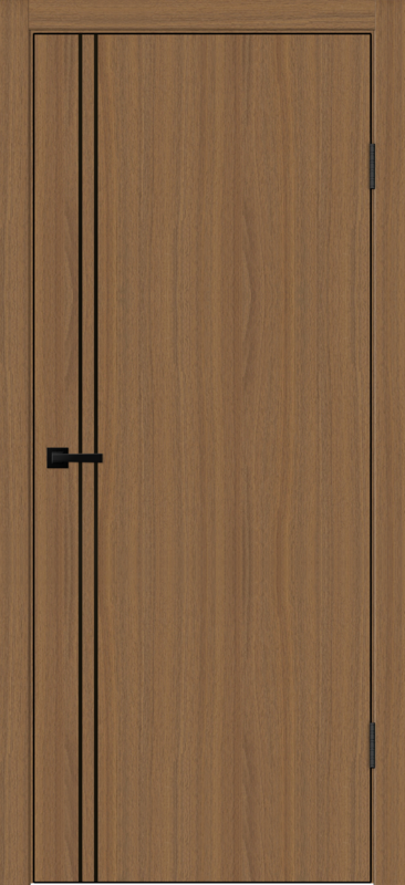 Межкомнатная дверь SOFTWOOD GALANT M2 глухое без притвора Орех американский мореный