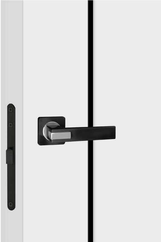 Межкомнатная дверь эмаль FLAT M1 глухое без притвора Белый