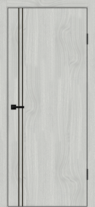 Межкомнатная дверь SOFTWOOD GALANT M2 глухое без притвора Орех американский светлый